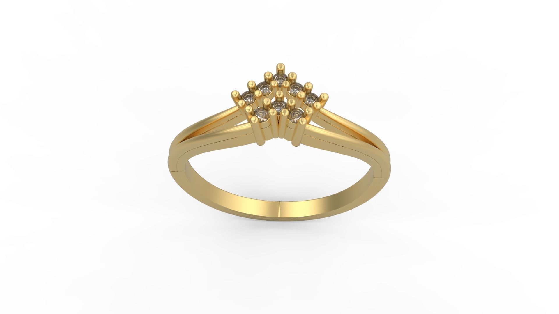Minimalist Ring 1014 3D print model_3