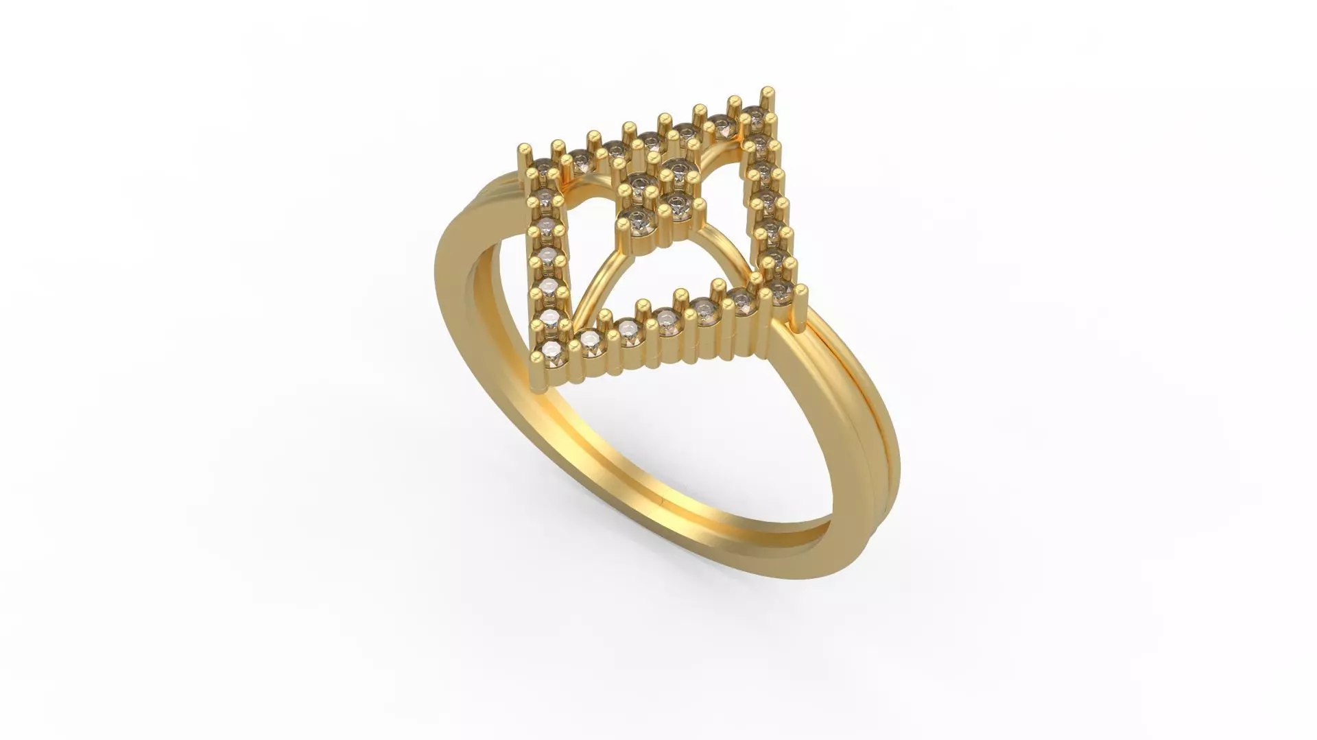 Minimalist Ring 1047 3D print model_0
