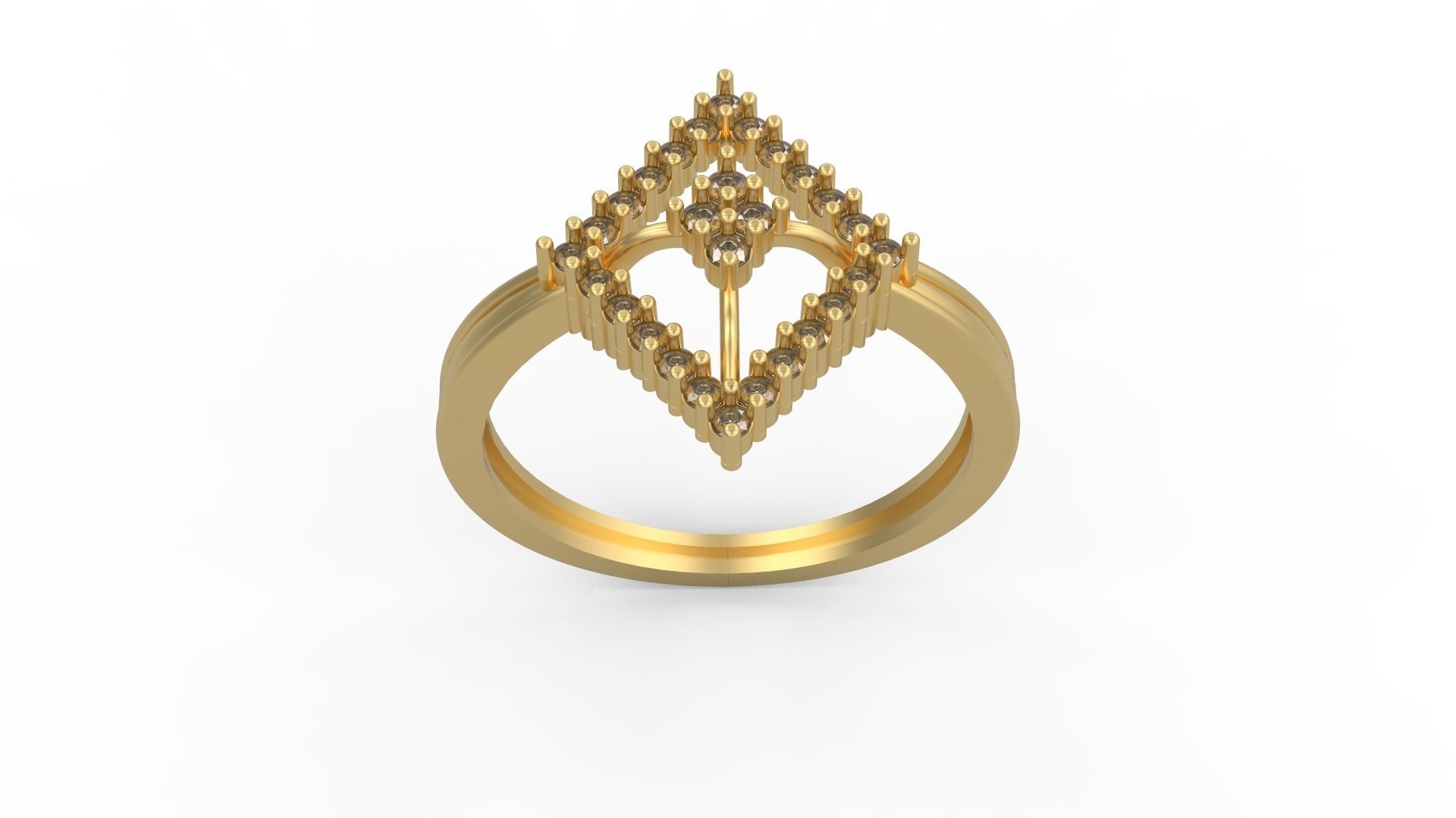 Minimalist Ring 1047 3D print model_3