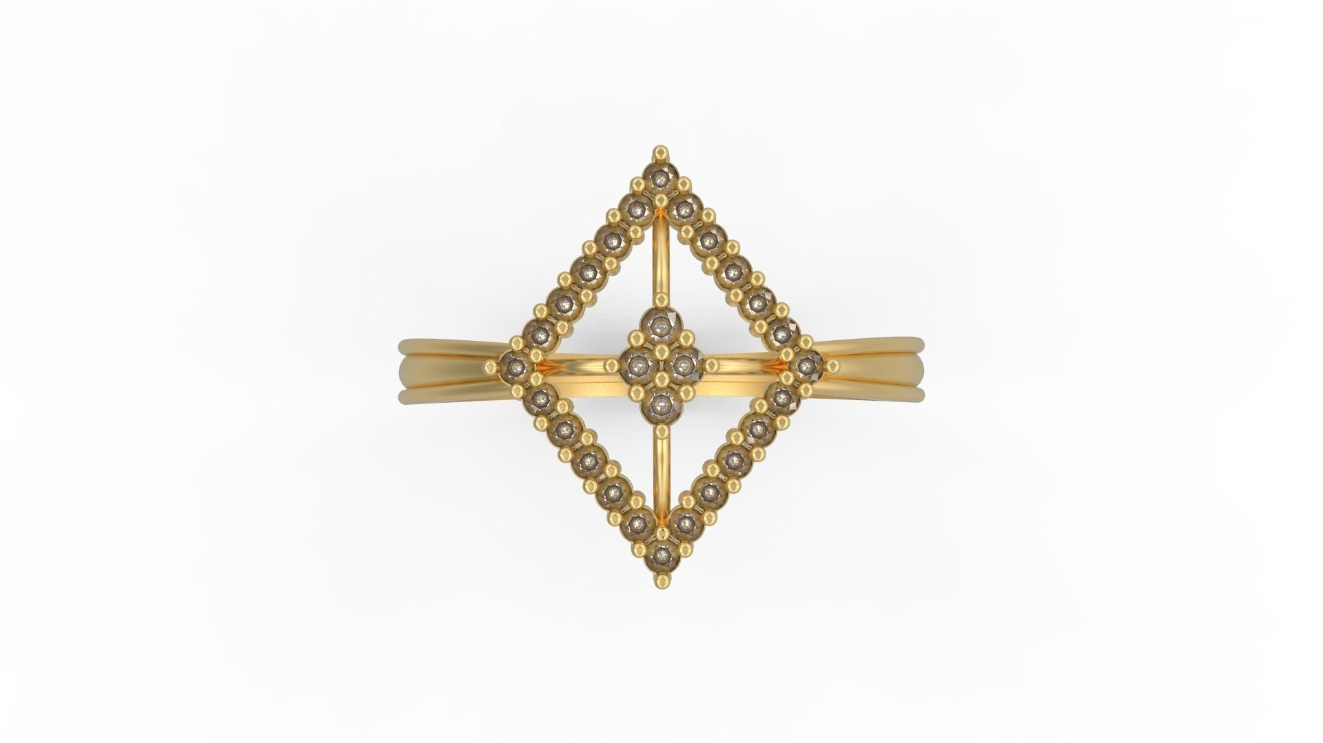 Minimalist Ring 1047 3D print model_4