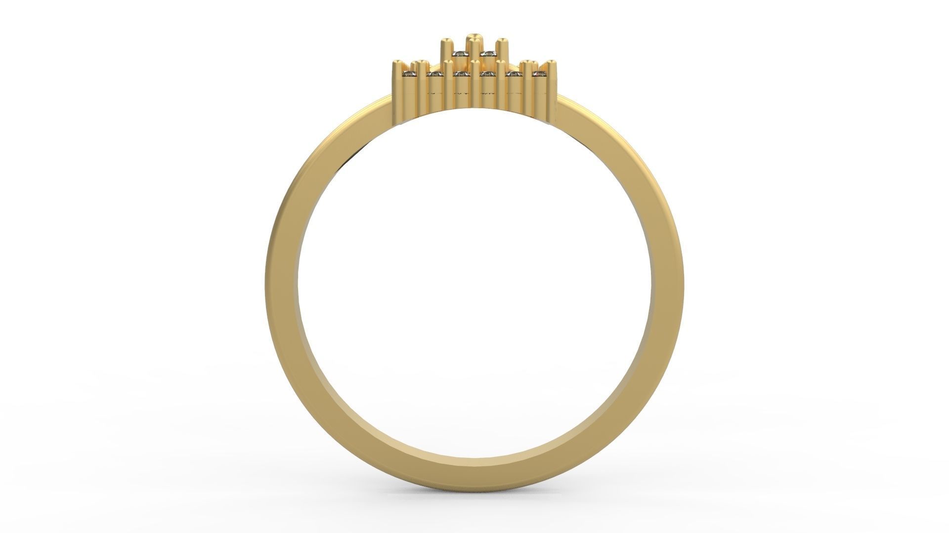 Minimalist Ring 1045 3D print model_1