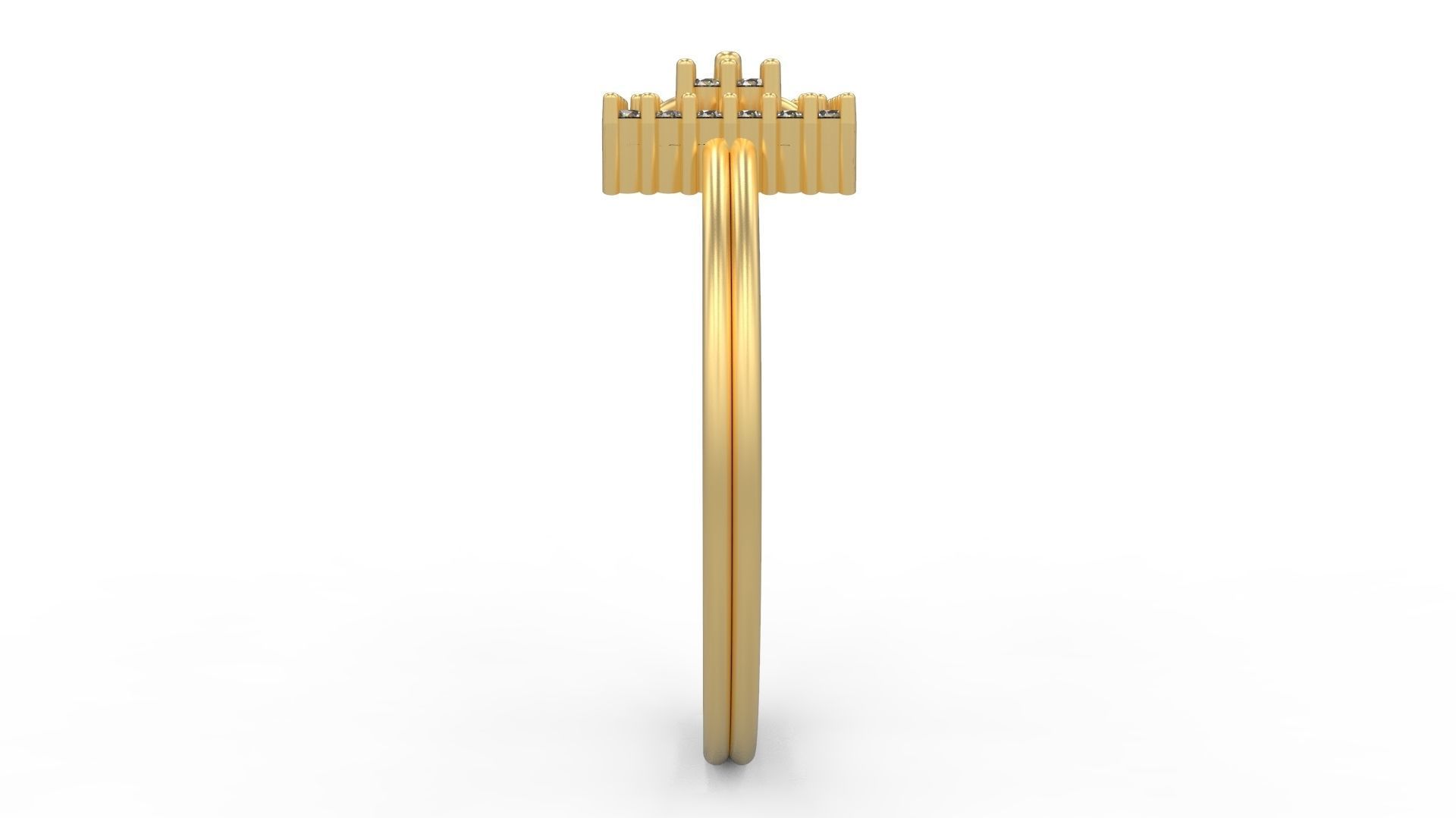 Minimalist Ring 1045 3D print model_2