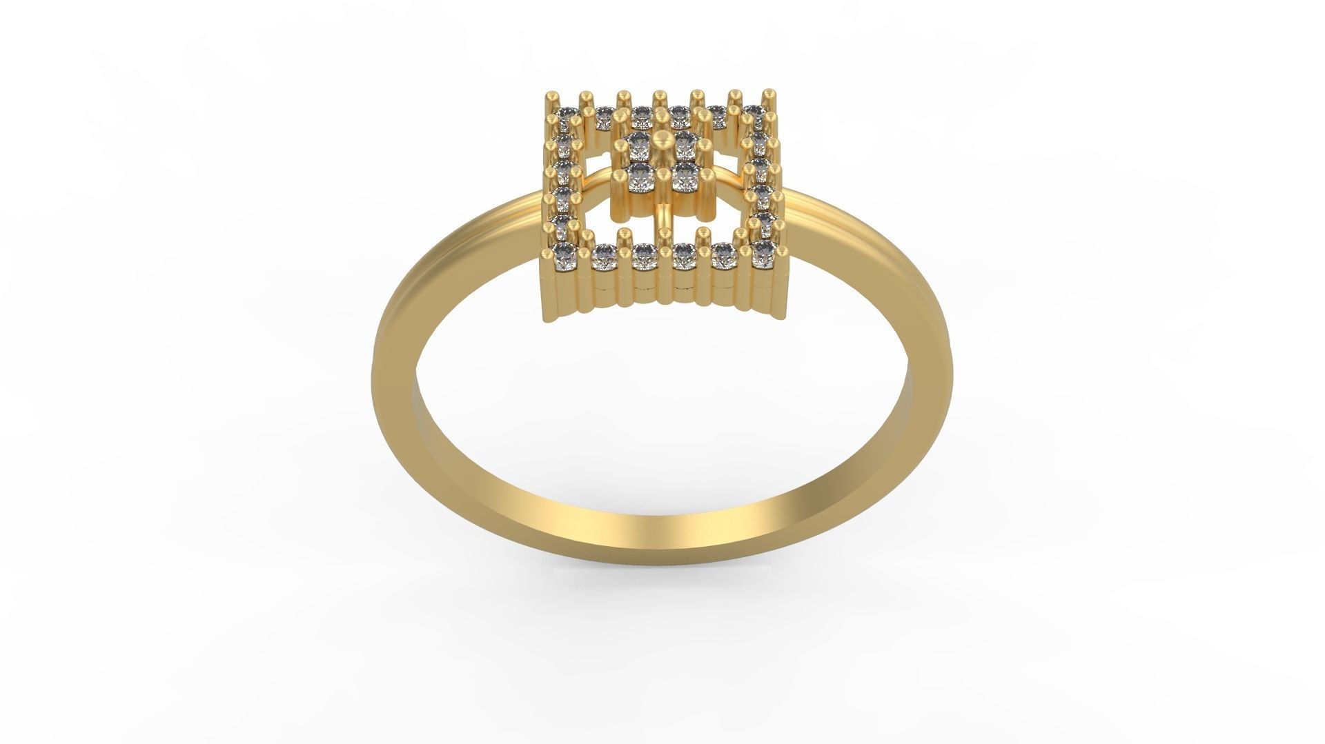 Minimalist Ring 1045 3D print model_3