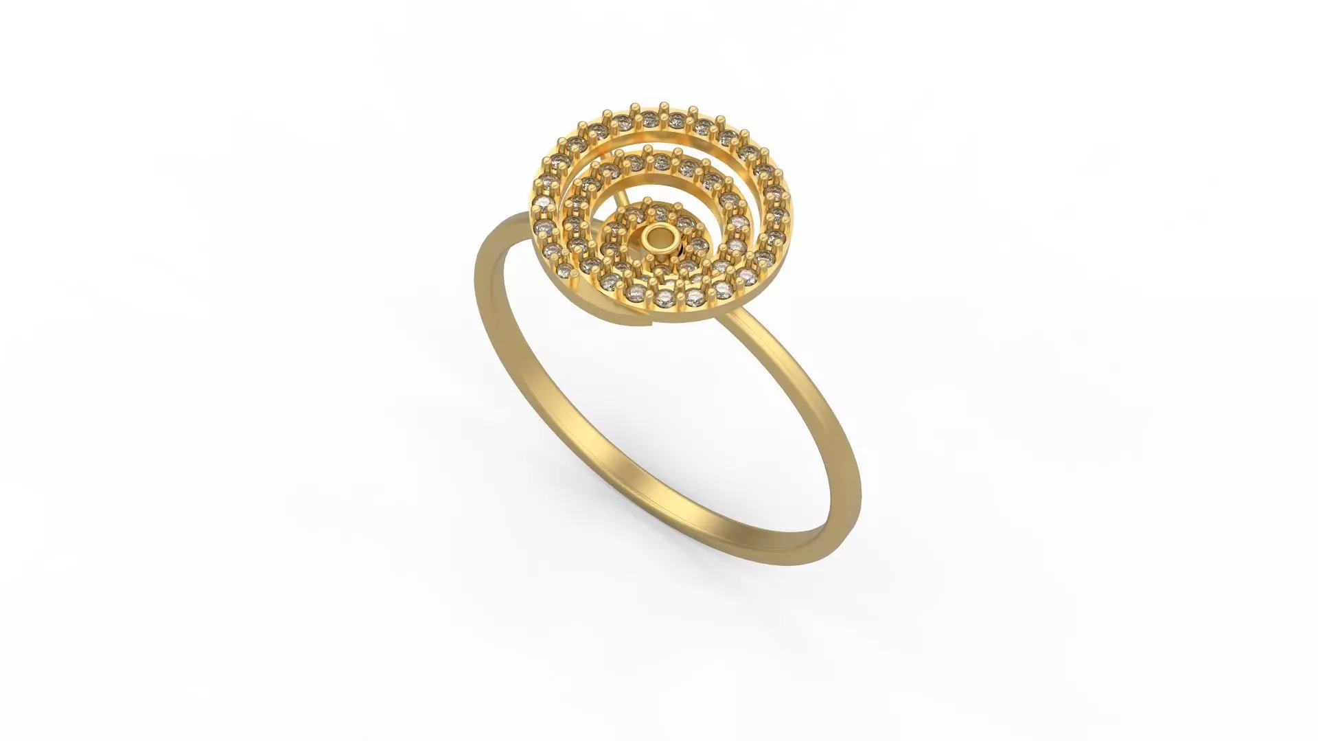 Minimalist Ring 1042 3D print model_0