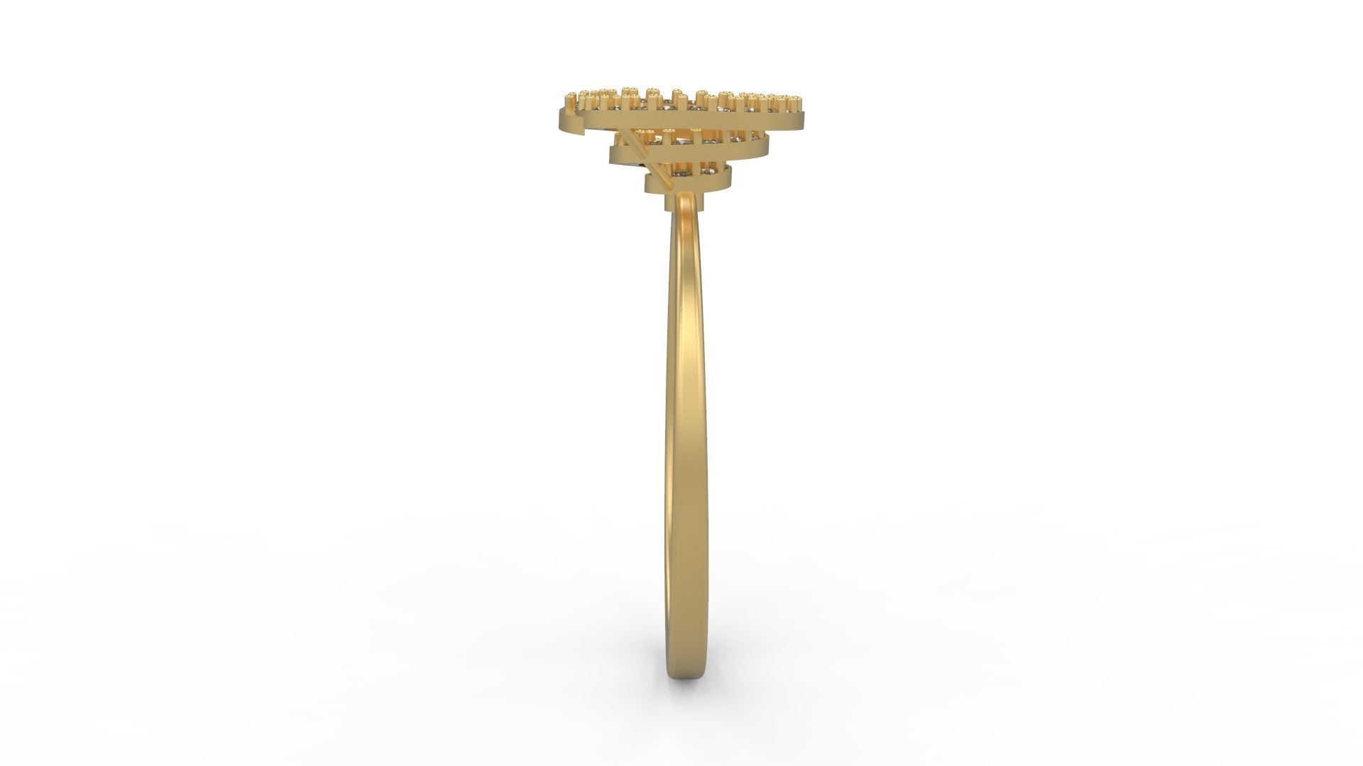 Minimalist Ring 1042 3D print model_2