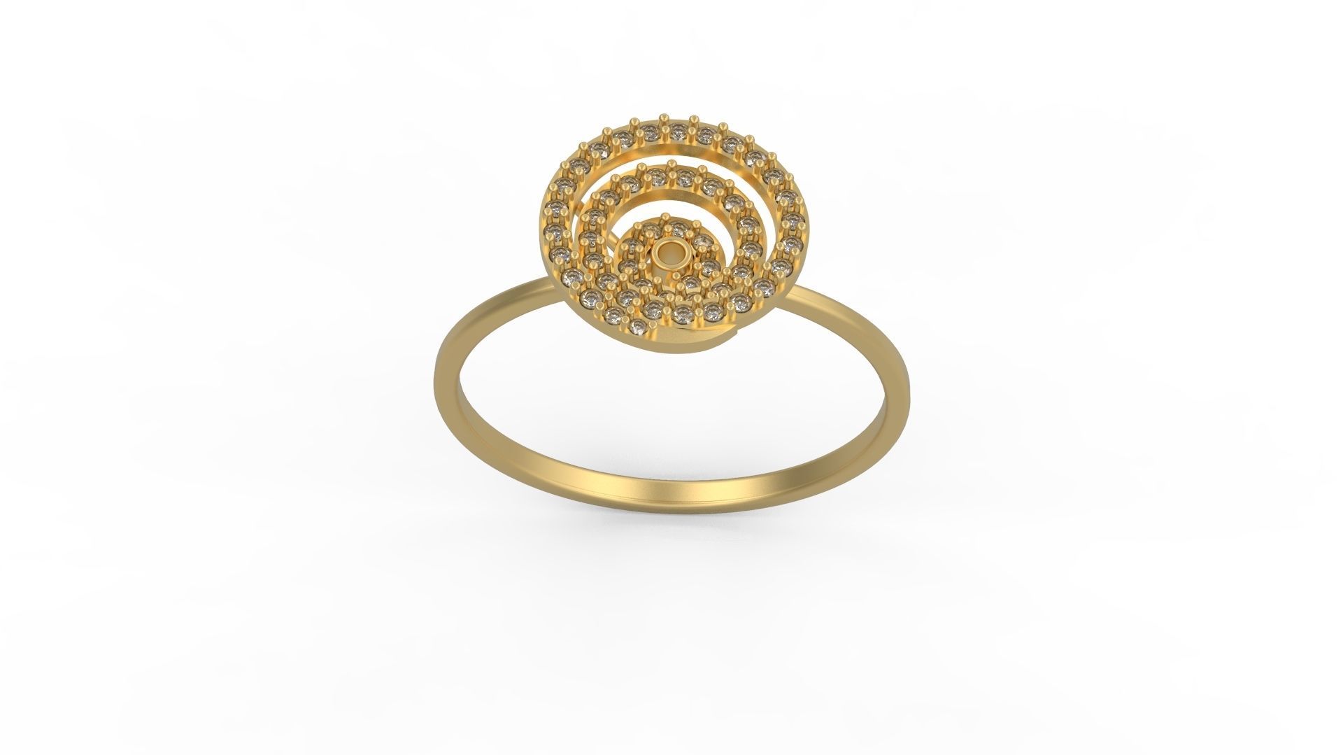 Minimalist Ring 1042 3D print model_3