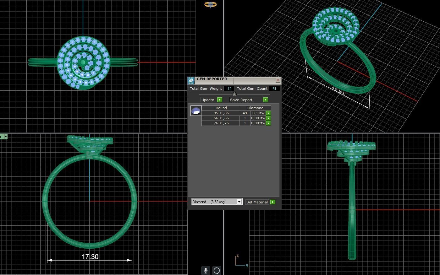 Minimalist Ring 1042 3D print model_5
