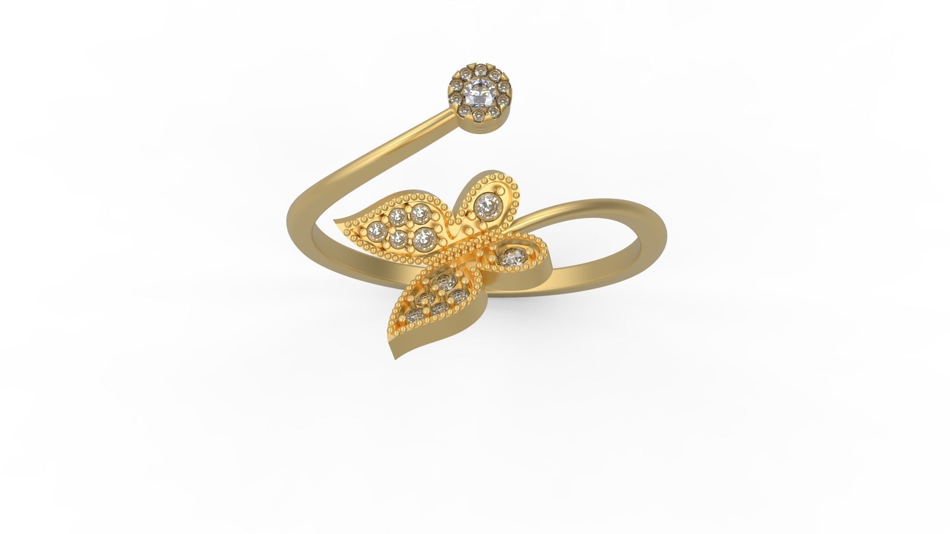 Minimalist Ring 1066 3D print model_3