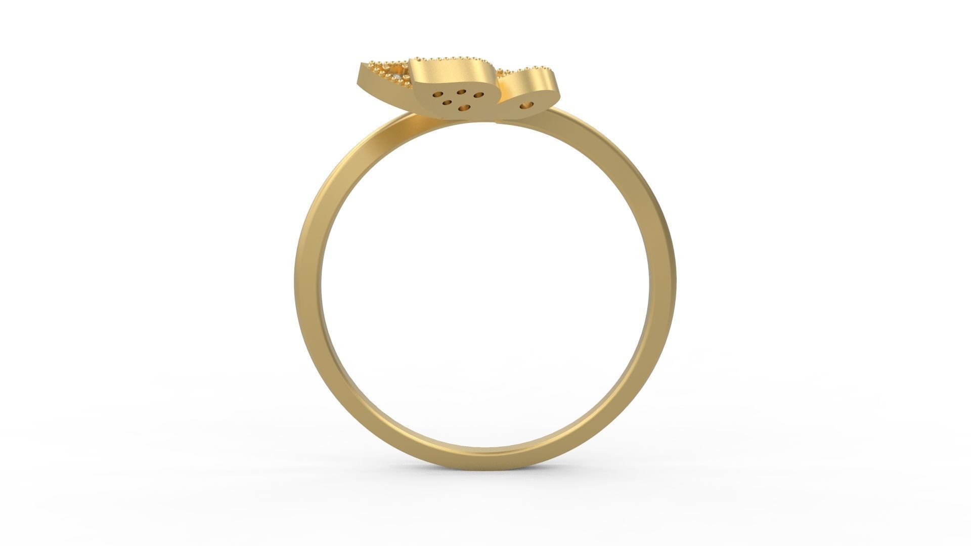 Minimalist Ring 1066 3D print model_1