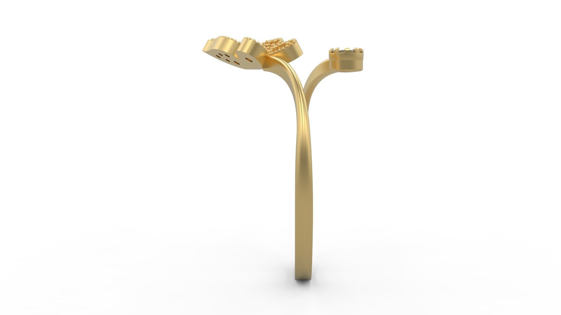 Minimalist Ring 1066 3D print model_2