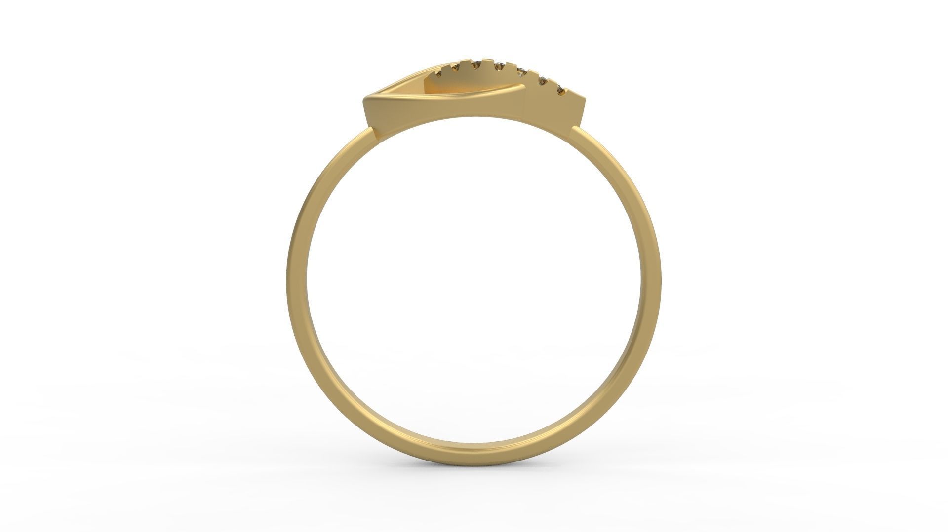 Minimalist Ring 1061 3D print model_1