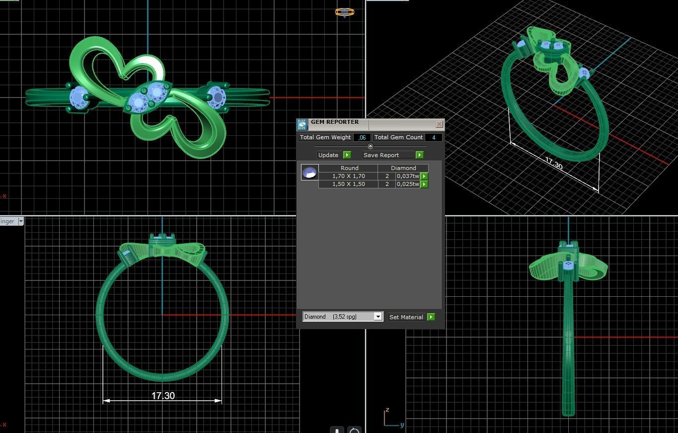 Minimalist Ring 1060 3D print model_5