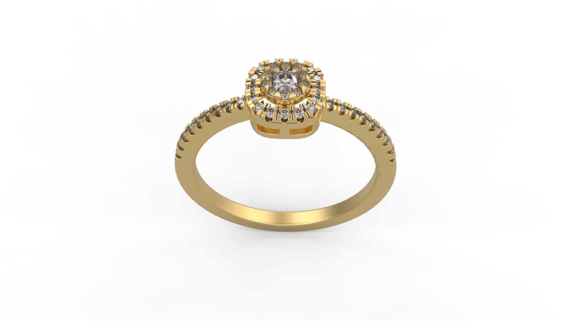 Minimalist Ring 1034 3D print model_3