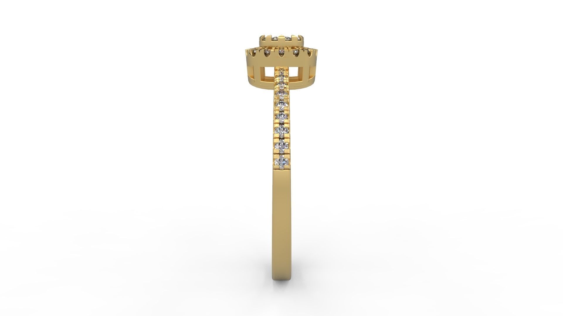 Minimalist Ring 1034 3D print model_2