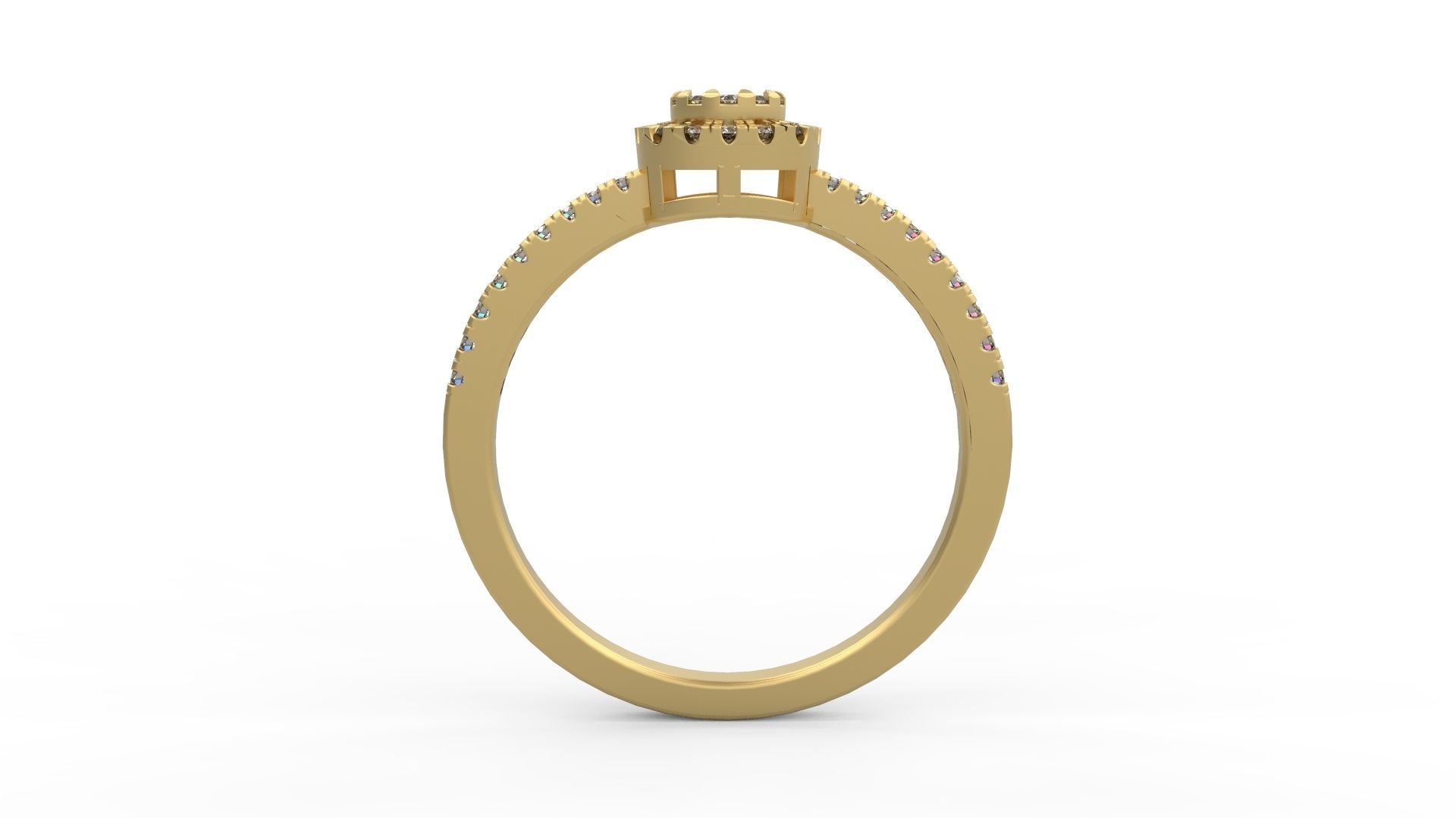 Minimalist Ring 1034 3D print model_1