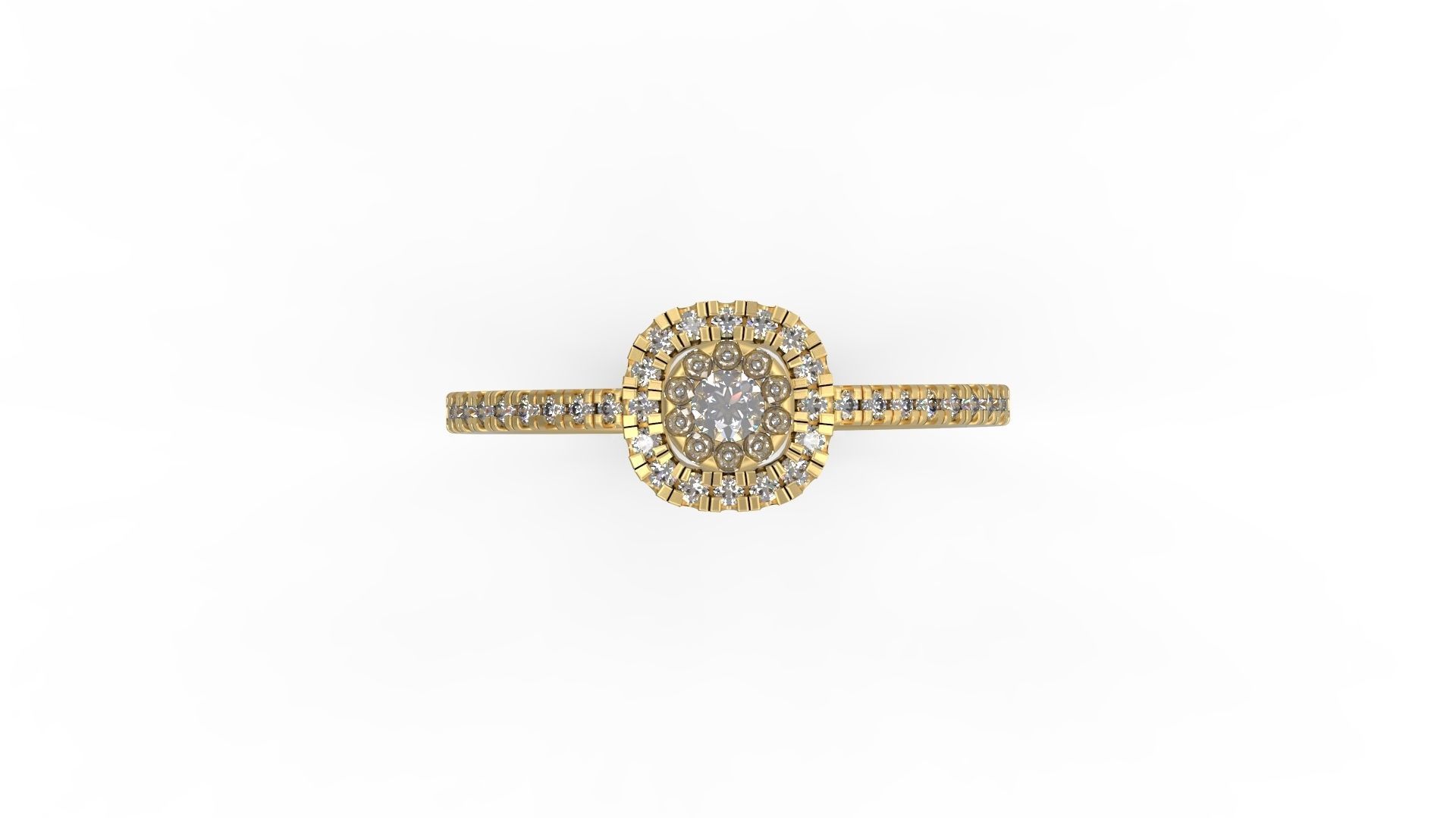 Minimalist Ring 1034 3D print model_4