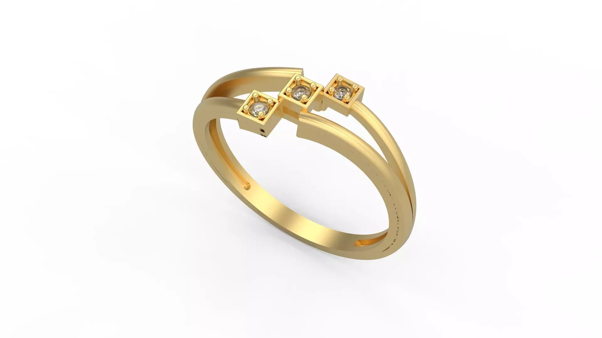 Minimalist Ring 1032 3D print model_0
