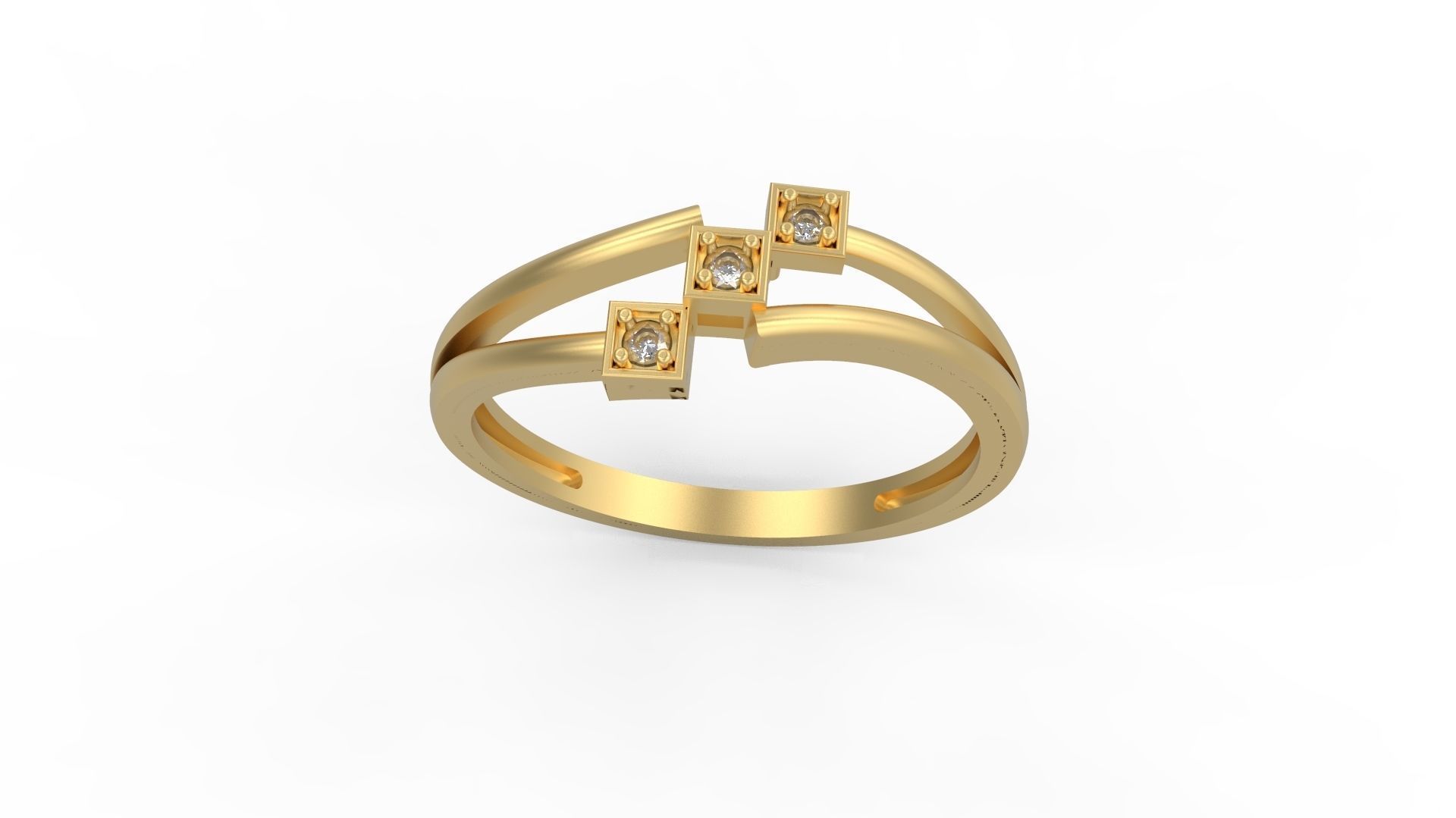 Minimalist Ring 1032 3D print model_3