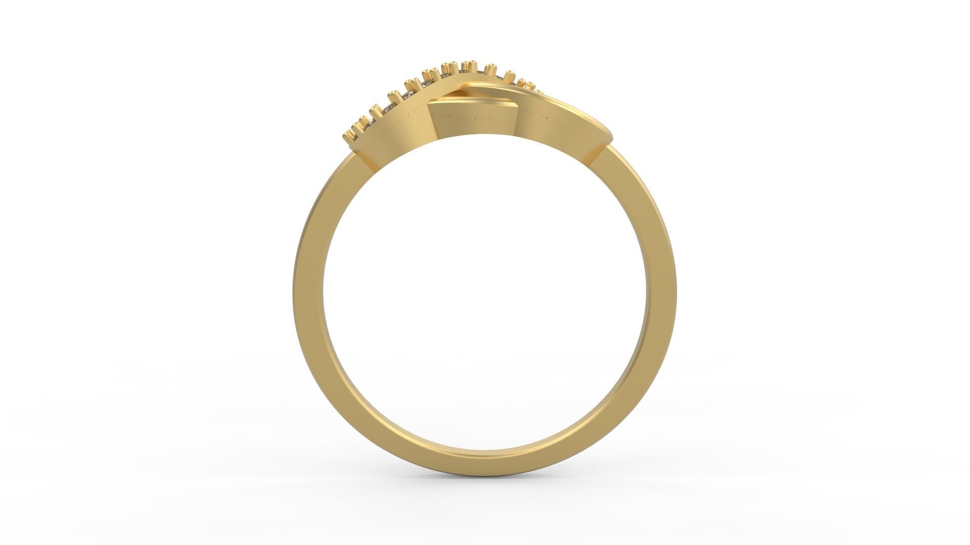Minimalist Ring 1030 3D print model_1