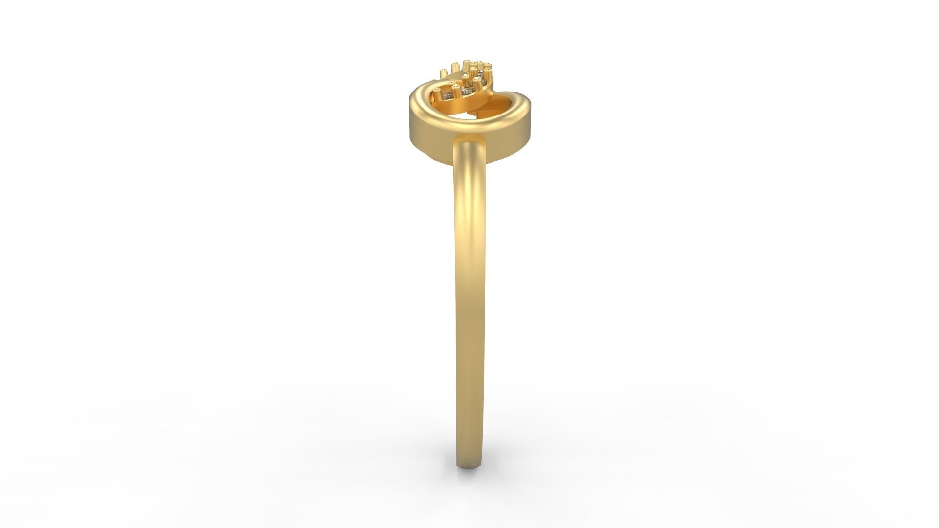 Minimalist Ring 1030 3D print model_2