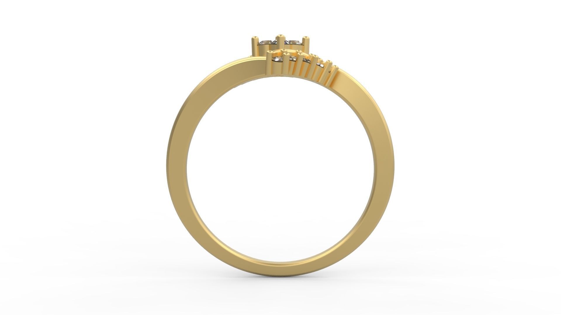 Minimalist Ring 1028 3D print model_1