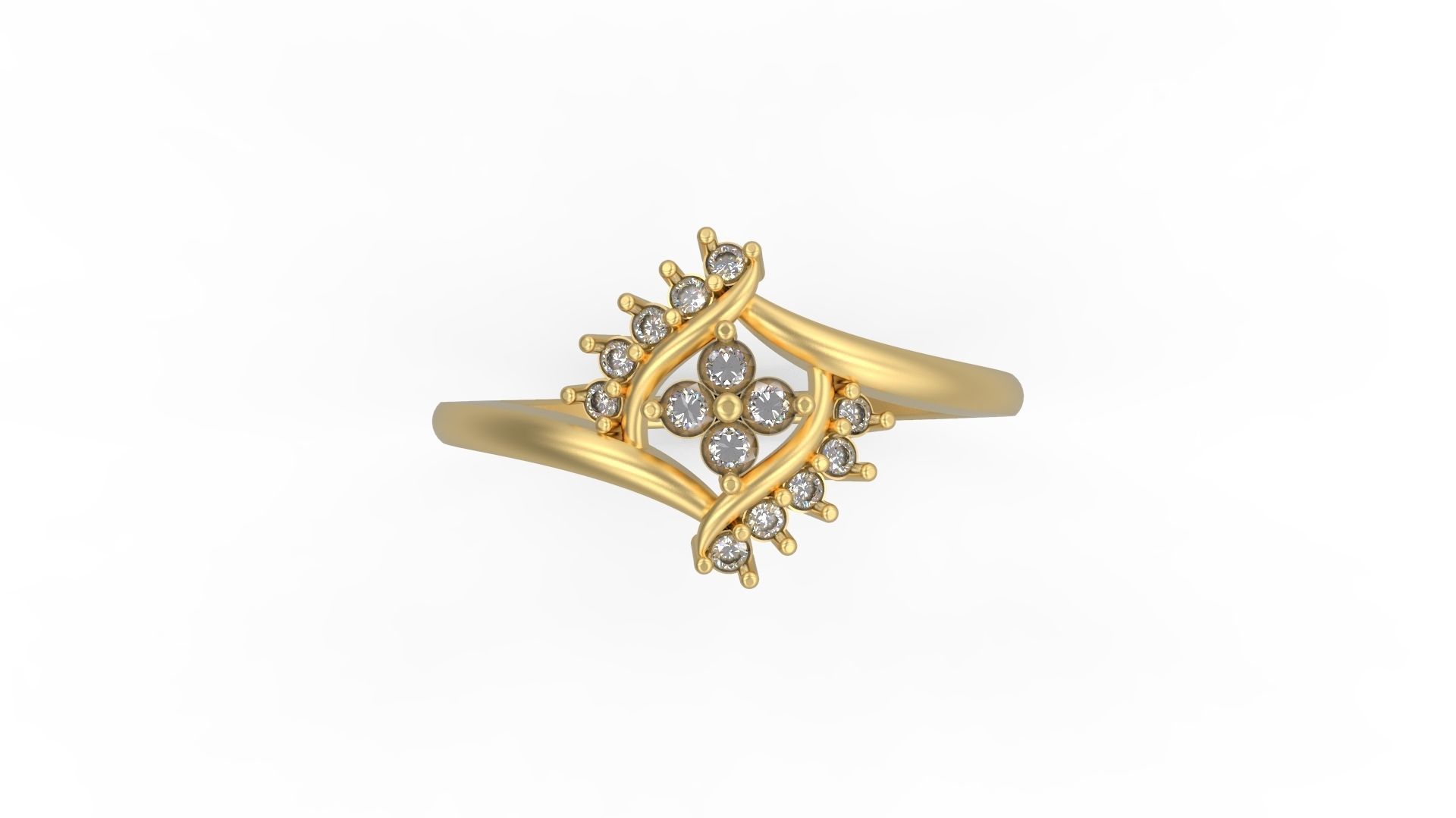 Minimalist Ring 1028 3D print model_4