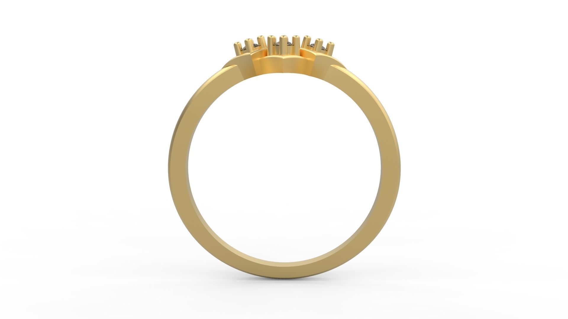 Minimalist Ring 1027 3D print model_1