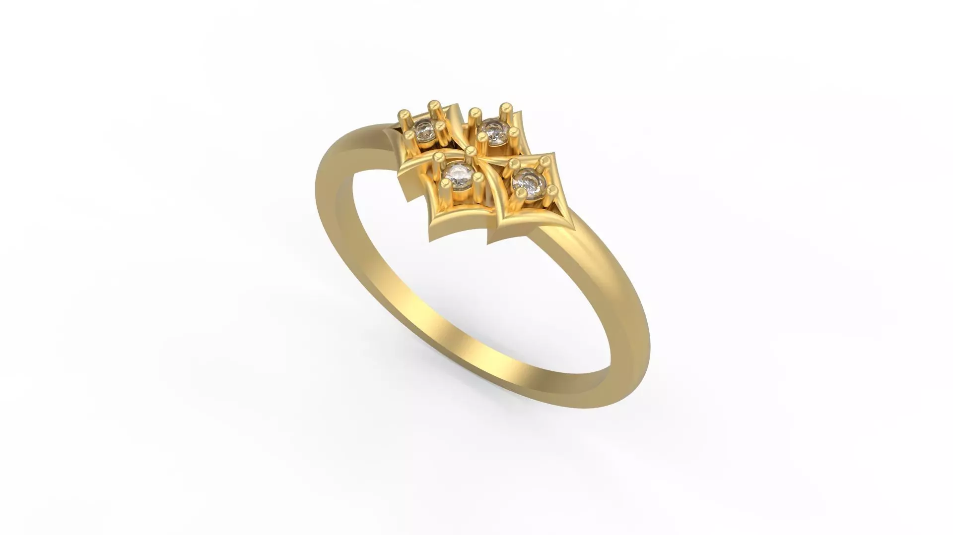 Minimalist Ring 1027 3D print model_0