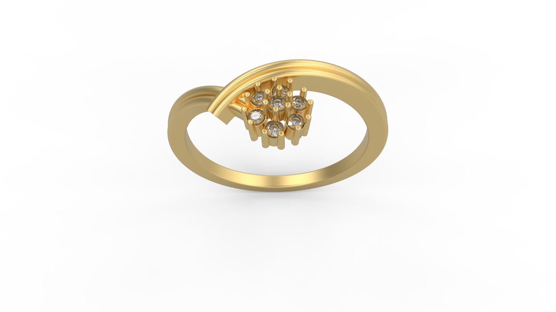 Minimalist Ring 1026 3D print model_3