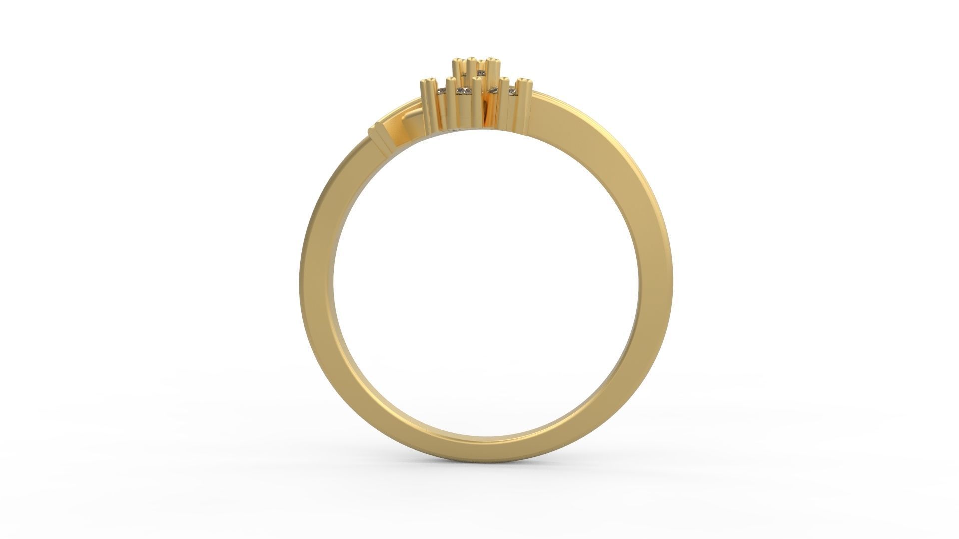 Minimalist Ring 1026 3D print model_1