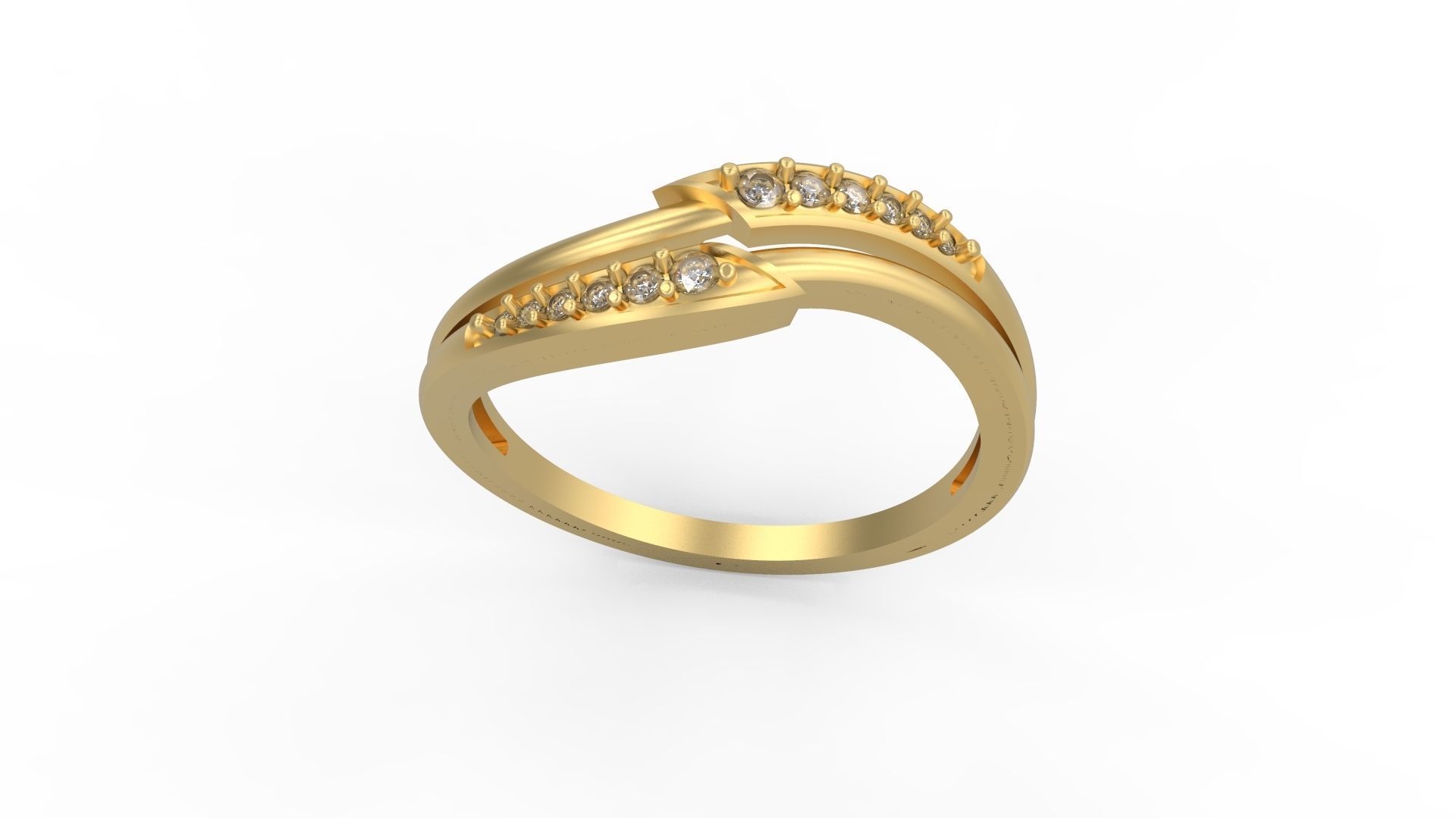 Minimalist Ring 1025 3D print model_3