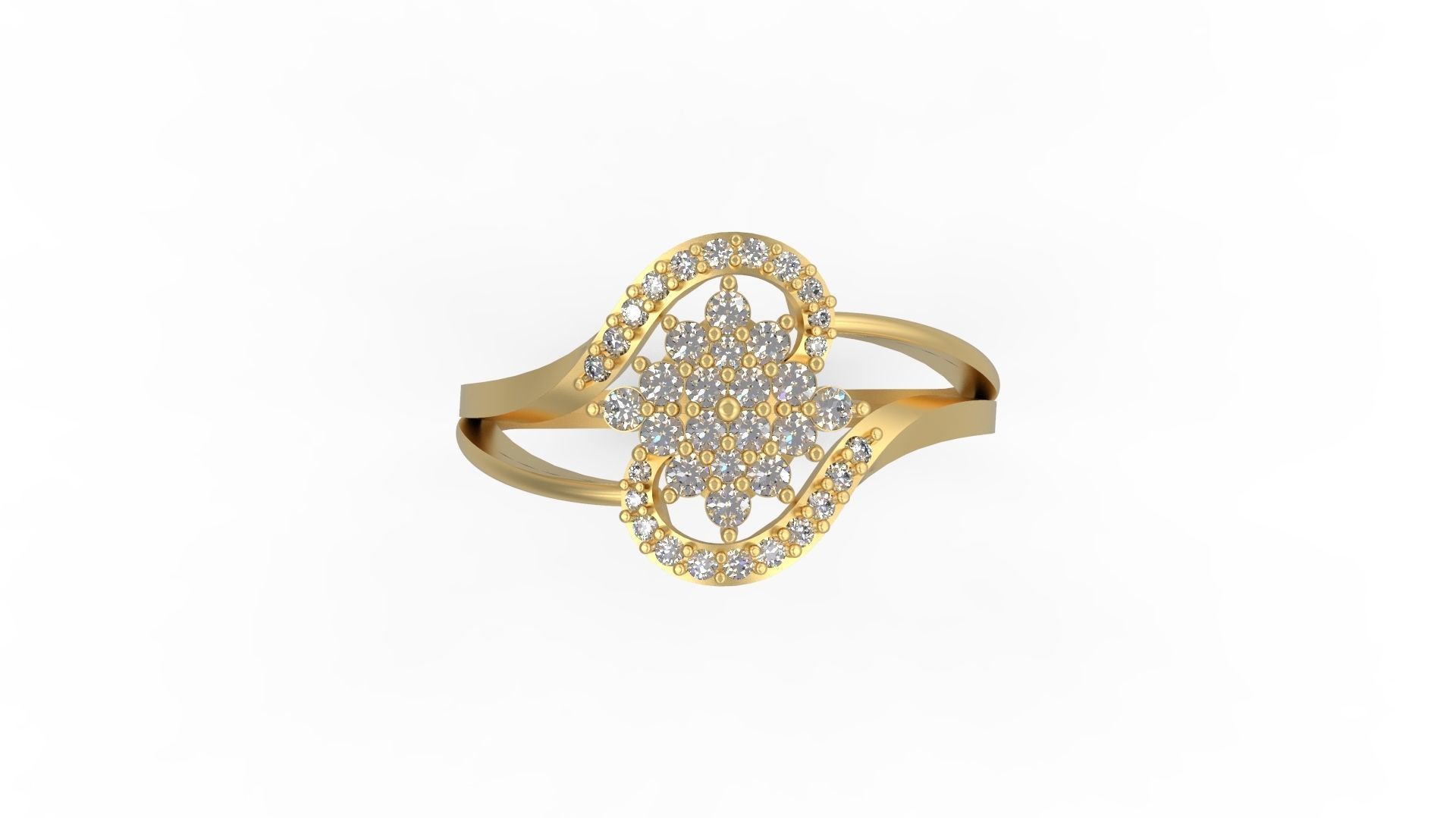 Minimalist Ring 1023 3D print model_4