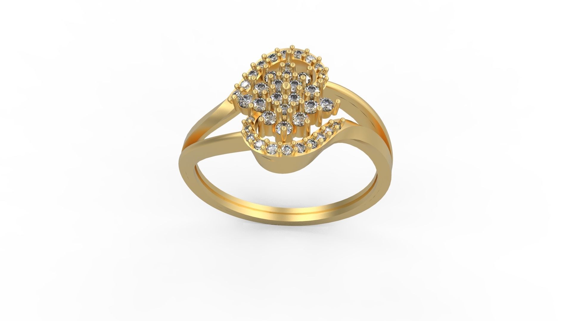 Minimalist Ring 1023 3D print model_3