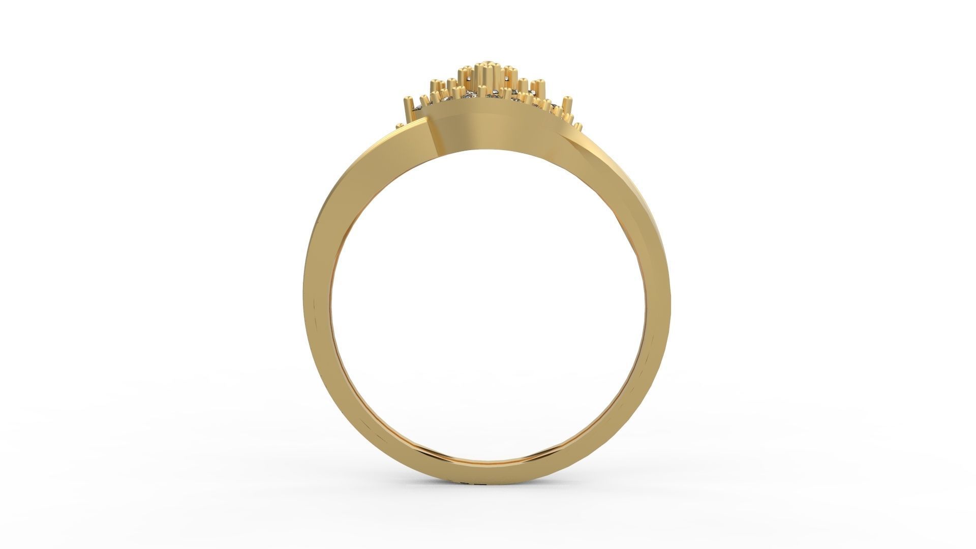 Minimalist Ring 1023 3D print model_1