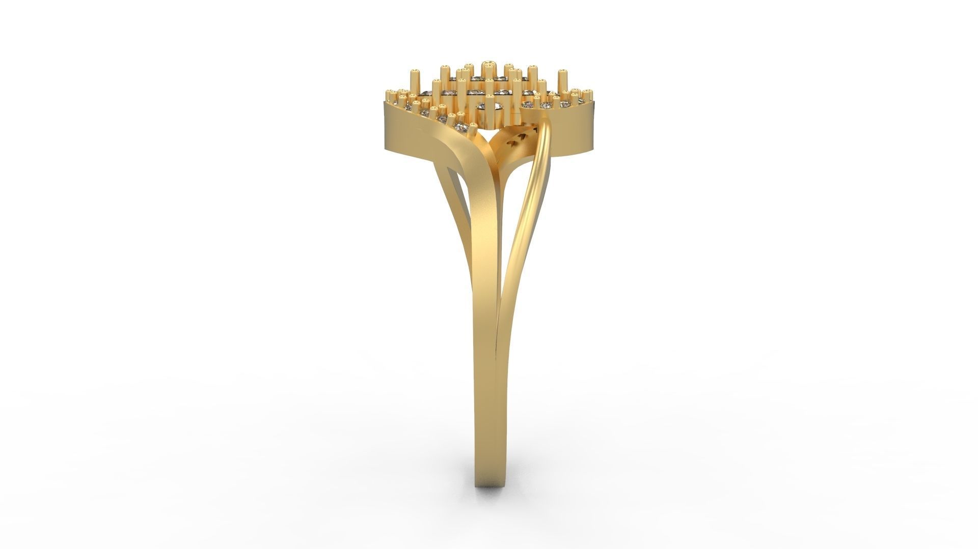 Minimalist Ring 1023 3D print model_2