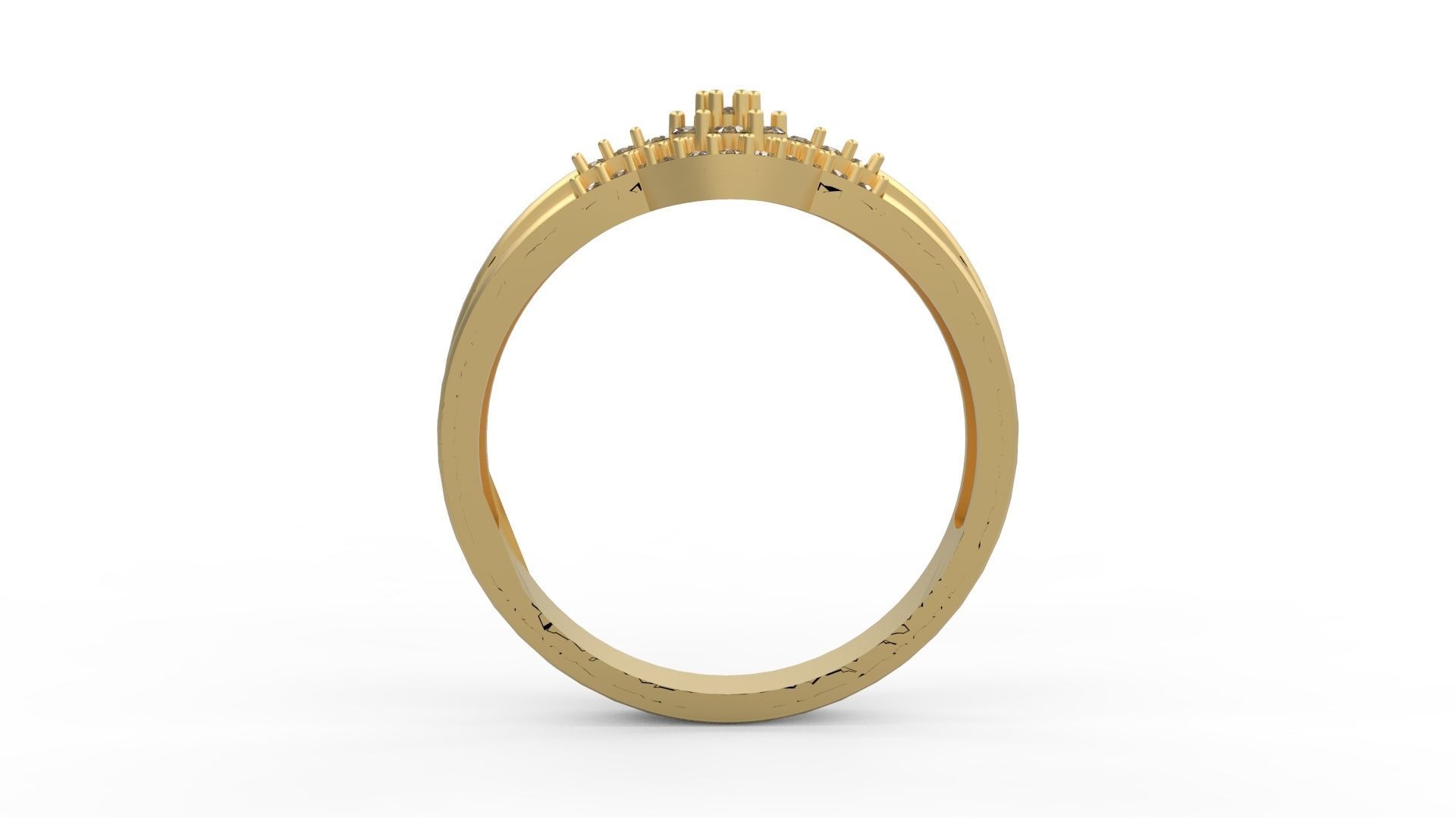 Minimalist Ring 1022 3D print model_1