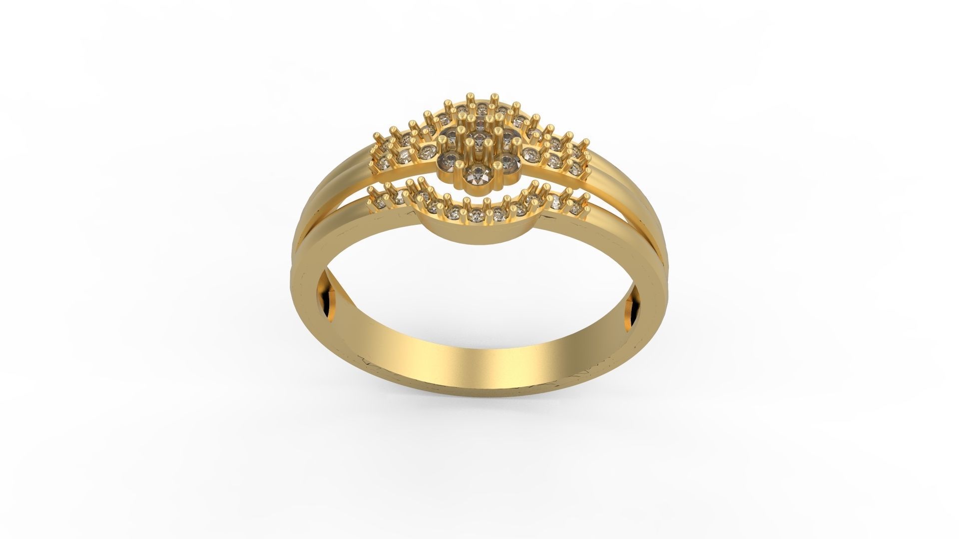 Minimalist Ring 1022 3D print model_3