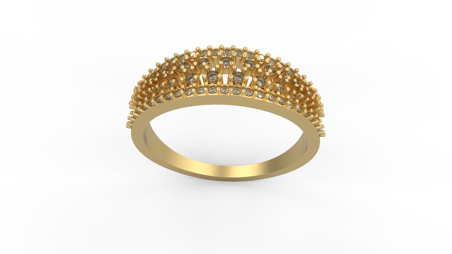 Minimalist Ring 1020 3D print model_3