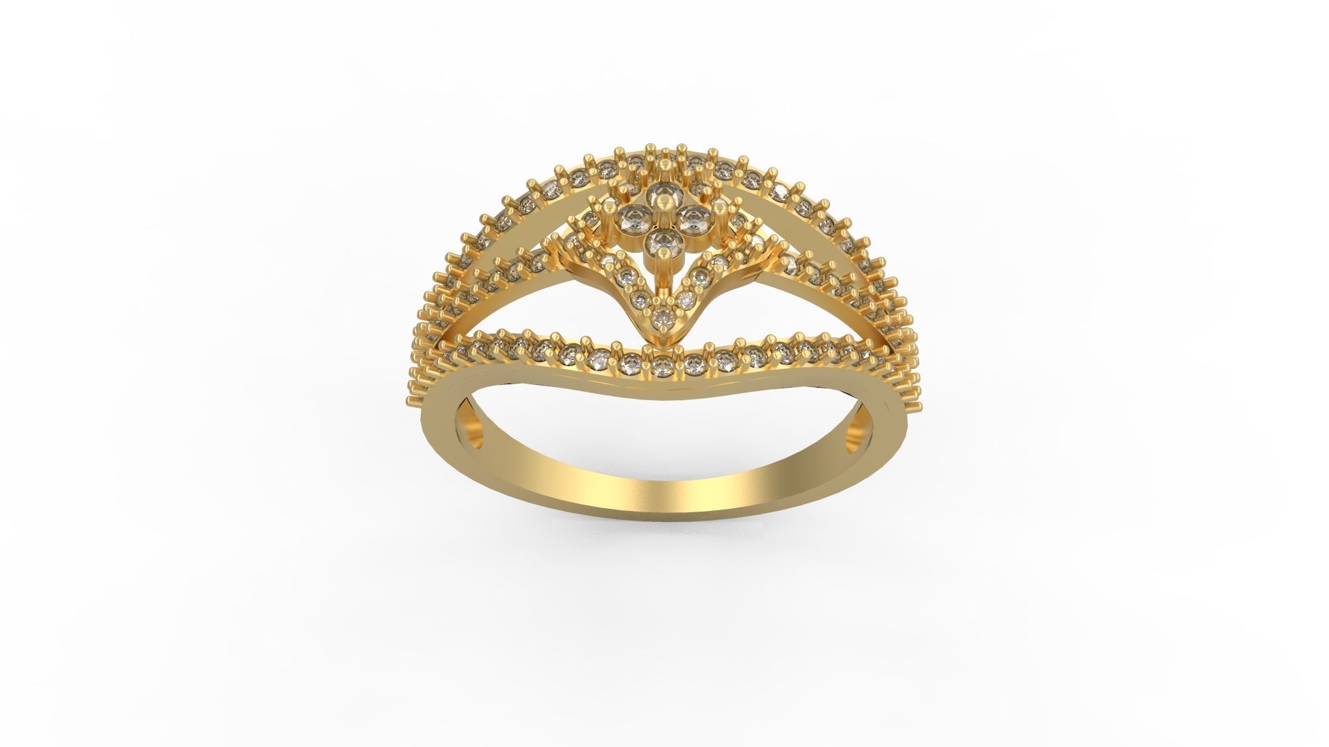 Minimalist Ring 1018 3D print model_3