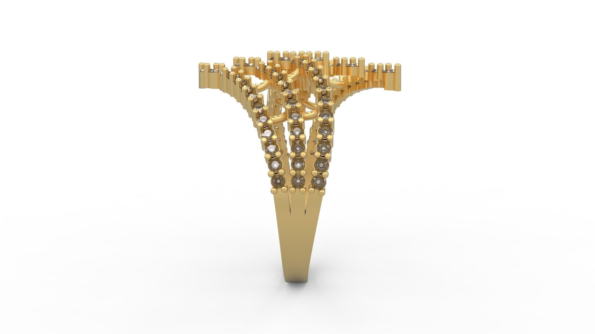 Minimalist Ring 1011 3D print model_2