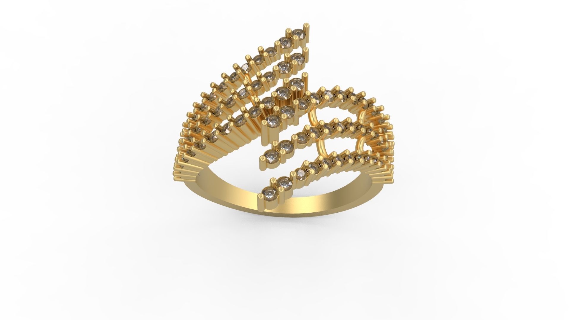 Minimalist Ring 1011 3D print model_3
