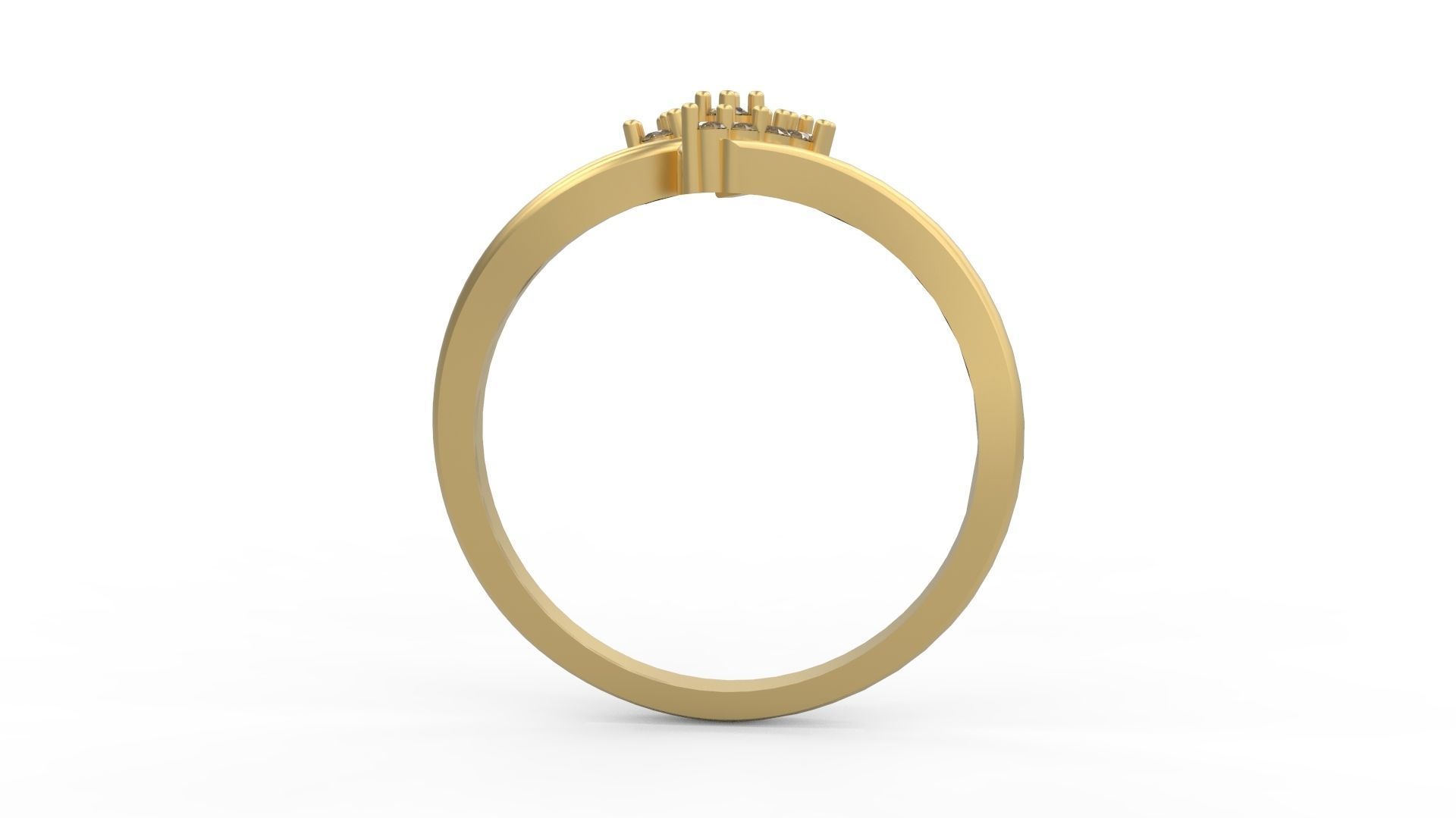 Minimalist Ring 1007 3D print model_1