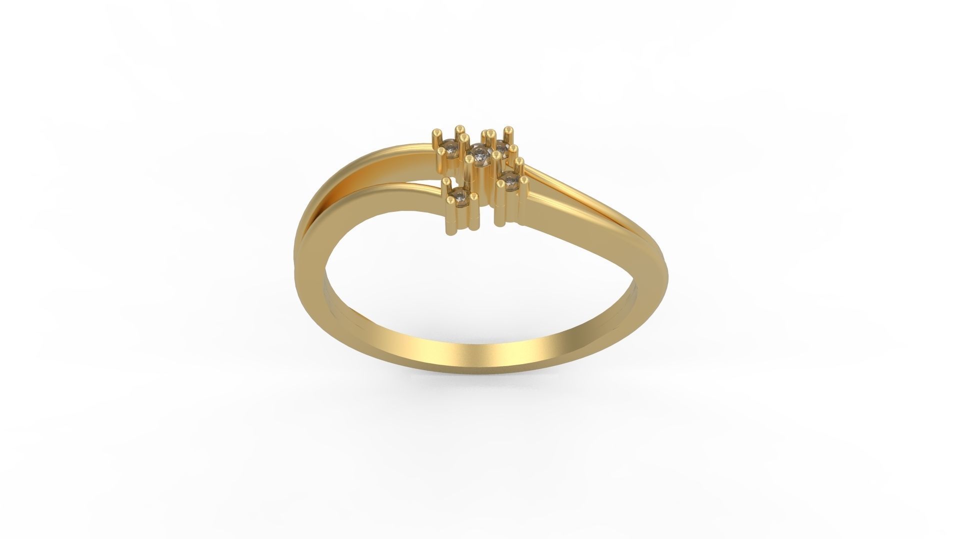 Minimalist Ring 1005 3D print model_3