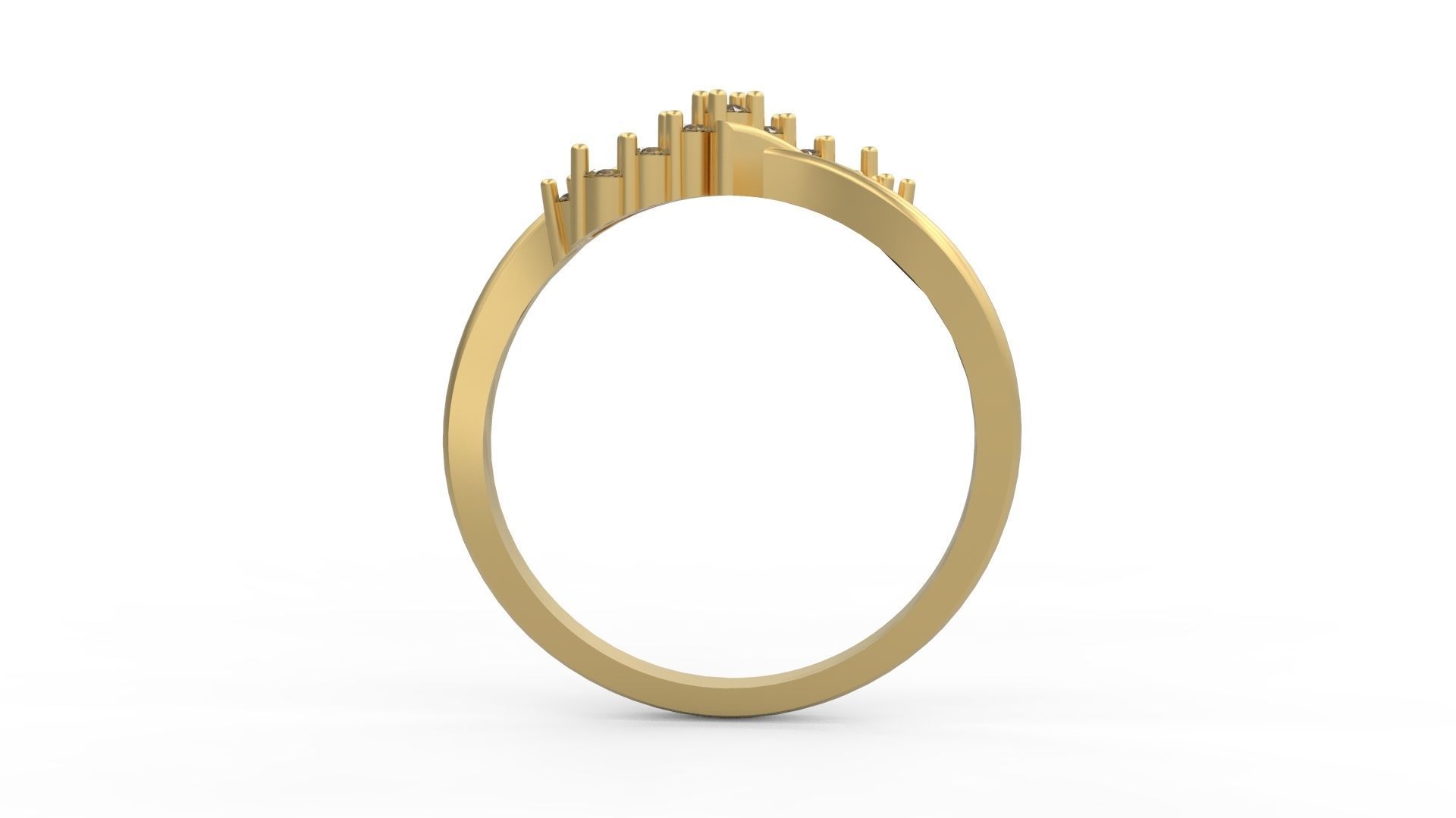 Minimalist Ring 1004 3D print model_1