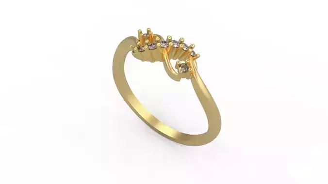 Minimalist Ring 1003 3D print model
