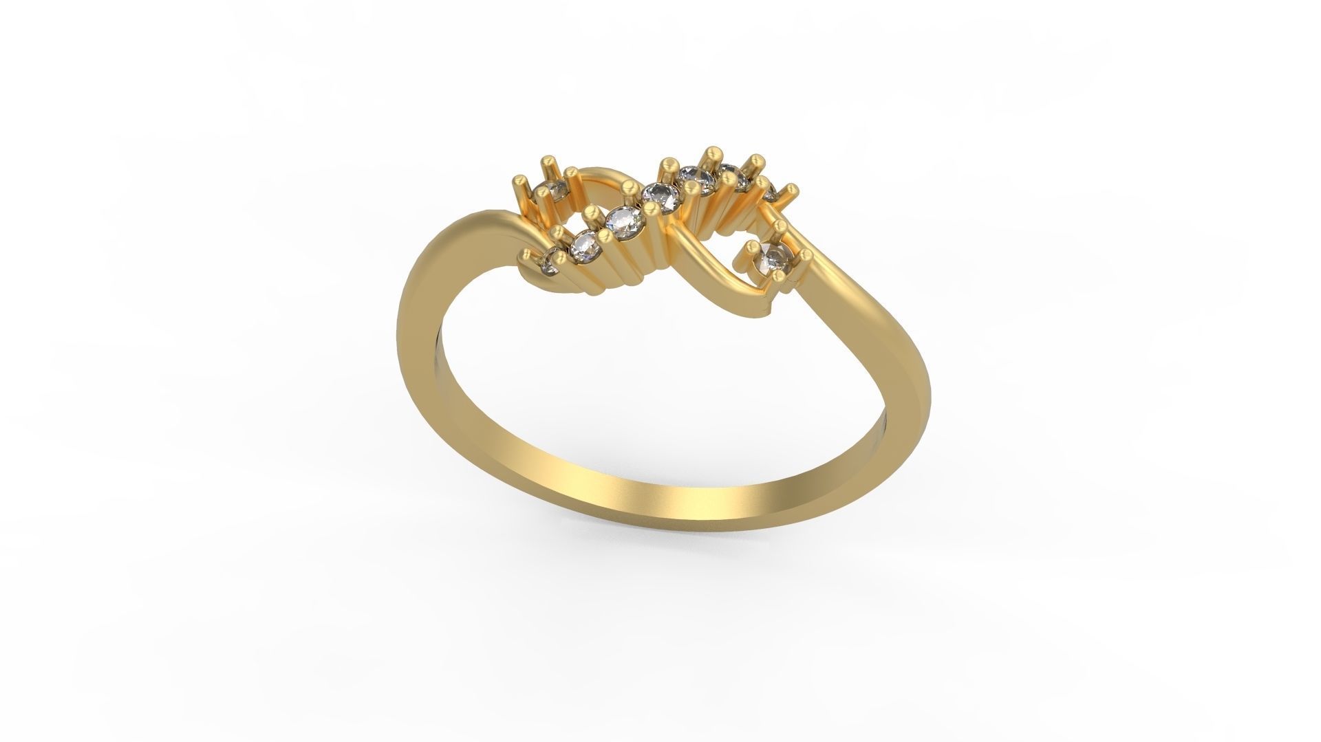Minimalist Ring 1003 3D print model_3