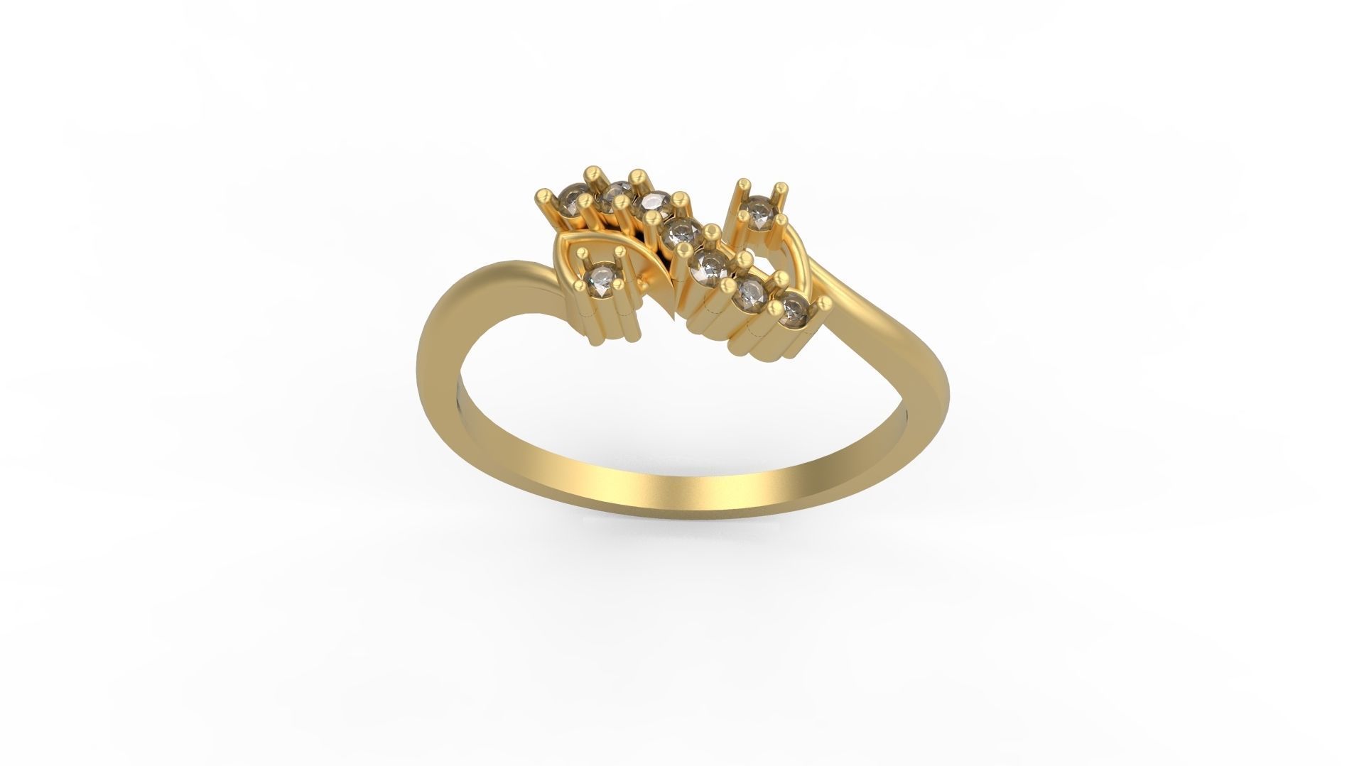 Minimalist Ring 1002 3D print model_3