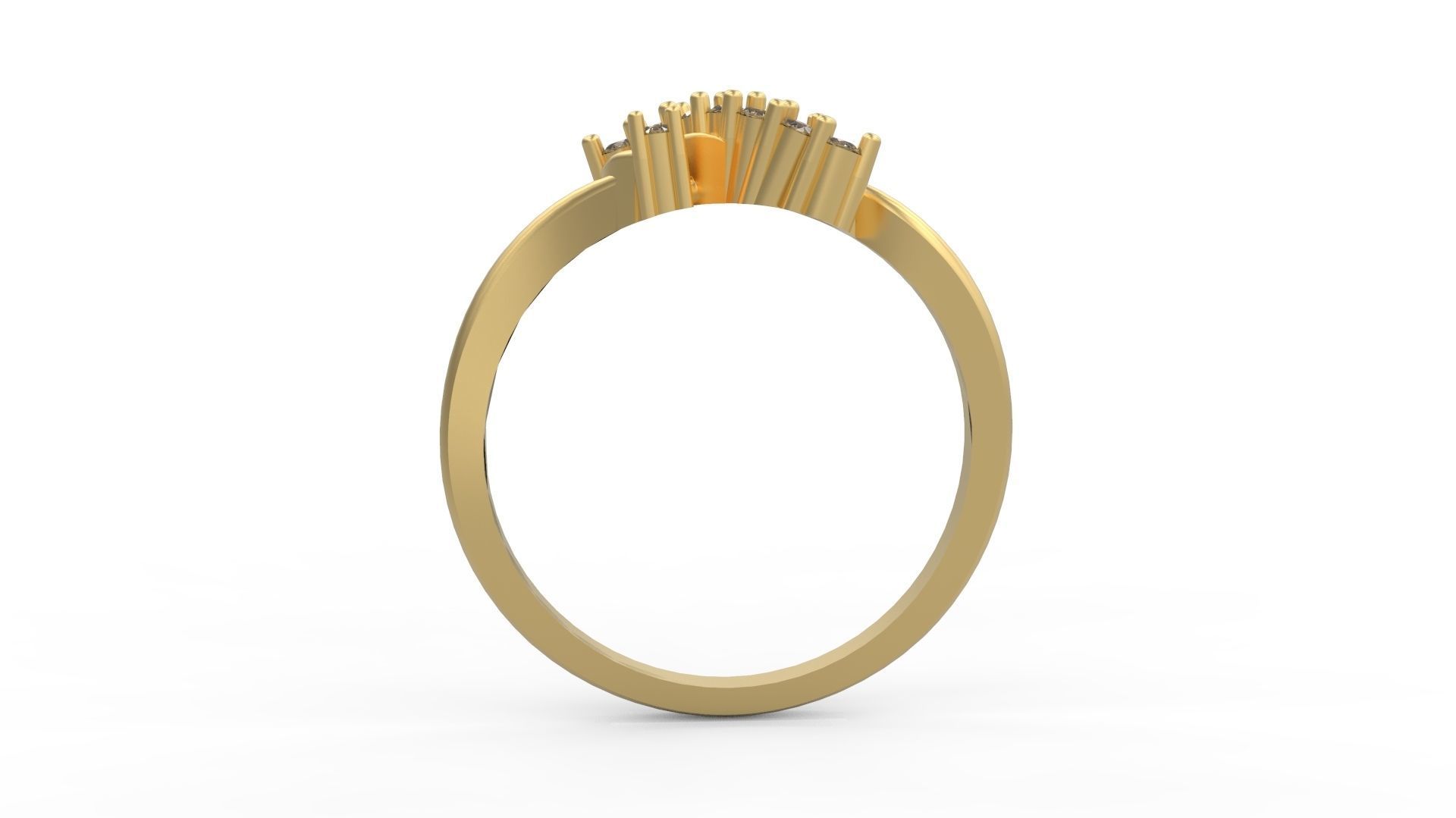 Minimalist Ring 1002 3D print model_1