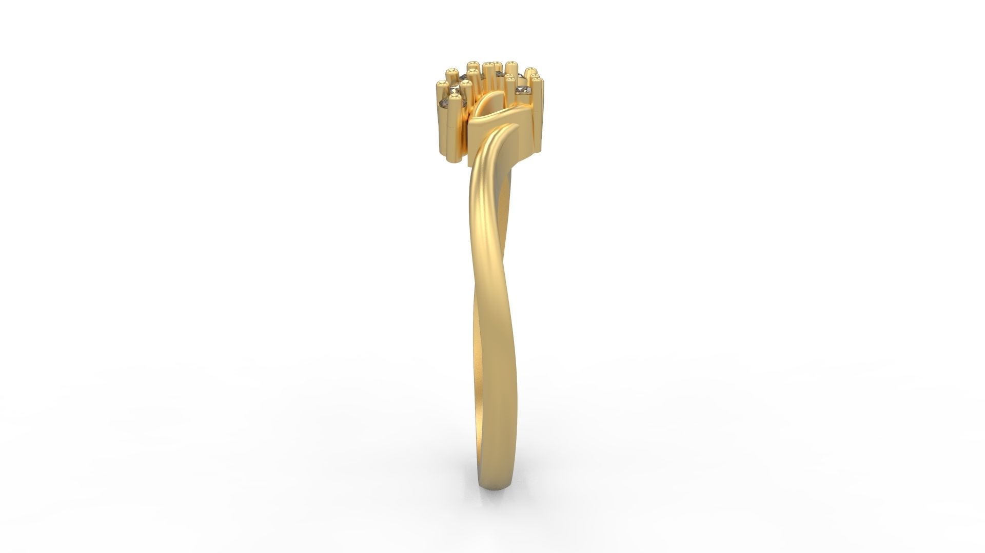 Minimalist Ring 1002 3D print model_2