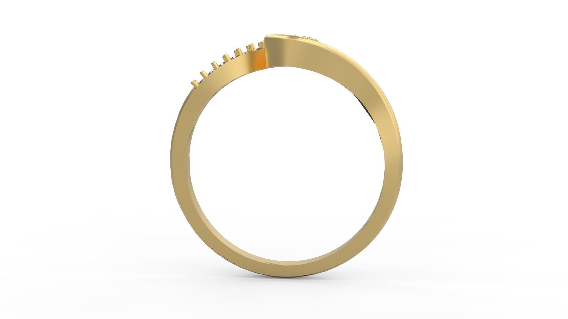 Minimalist Ring 1001 3D print model_1